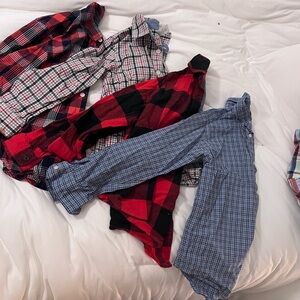 Long sleeve plaid shirts